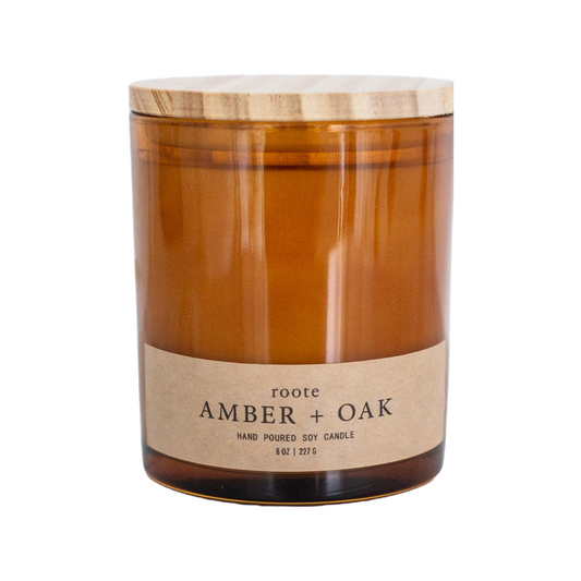 Amber + Oak Soy Candle