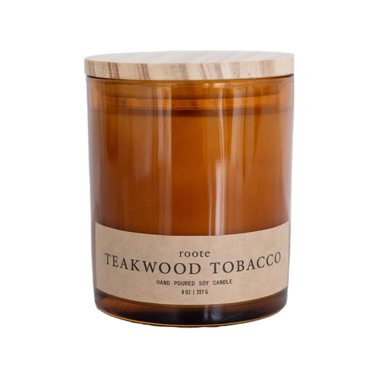 Teakwood Tobacco Soy Candle