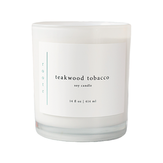 Teakwood Tobacco Soy Candle