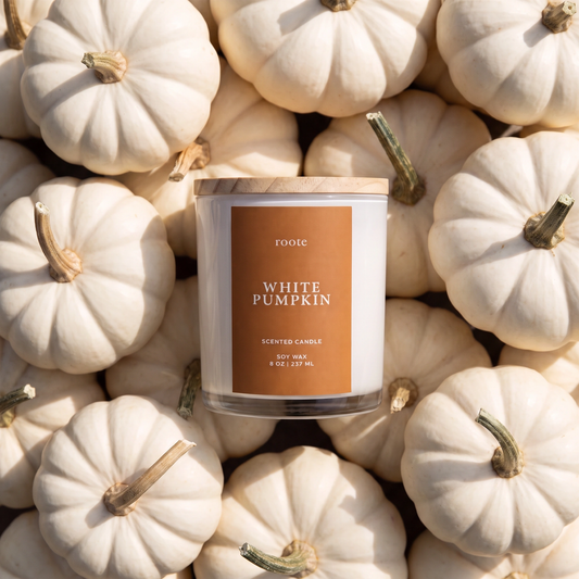 White Pumpkin Soy Candle