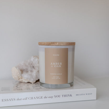 Amber + Oak Soy Candle