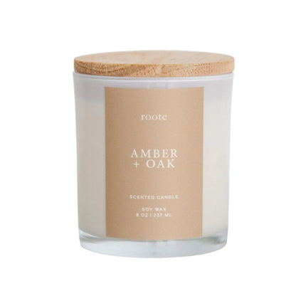 Amber + Oak Soy Candle