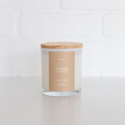 Amber + Oak Soy Candle