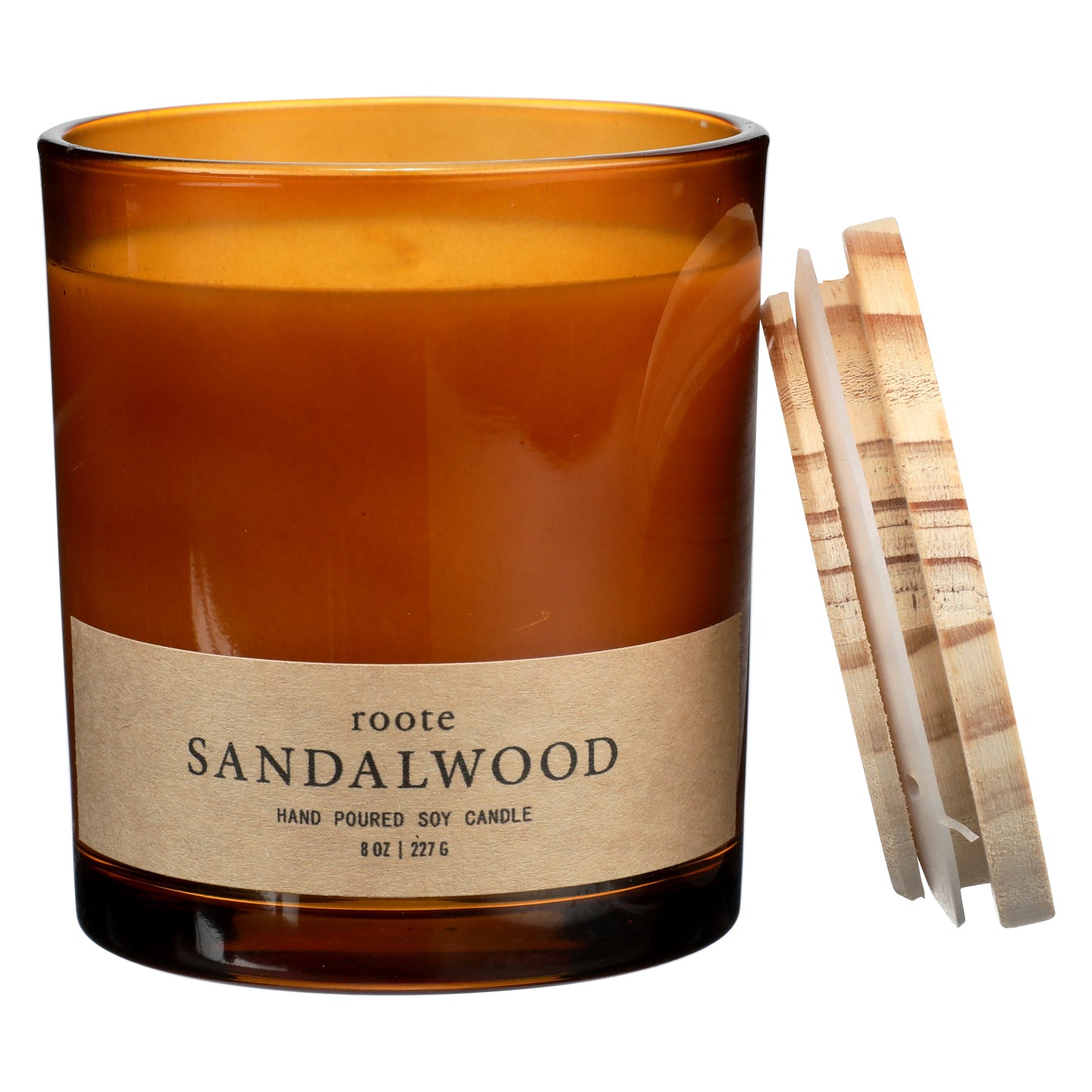 Sandalwood Soy Candle - ROOTE - Apothecary Collection